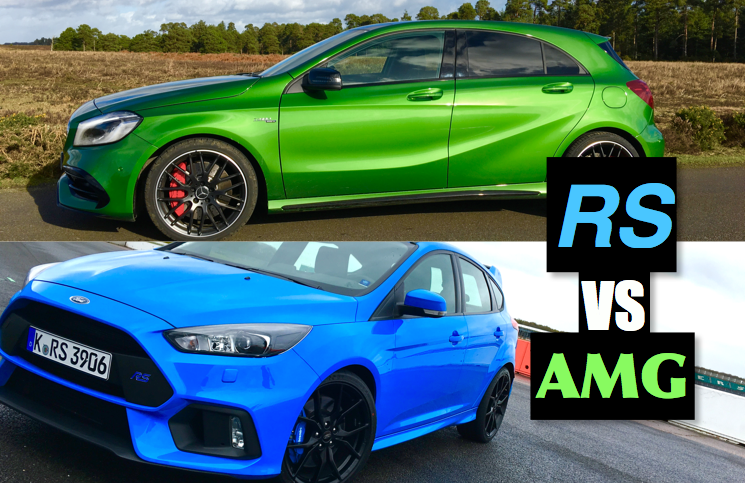 2016 Ford Focus RS vs Mercedes-AMG A45