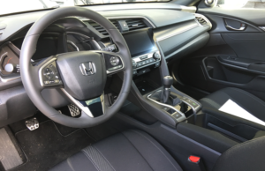 2017 Honda Civic Hatchback VTEC inside